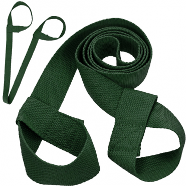 Ремень-стяжка для йога ковриков и валиков (хаки) 10018577